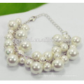 Glass pearl beads for bracelet,shinning glass pearl beads,glass pearl beads